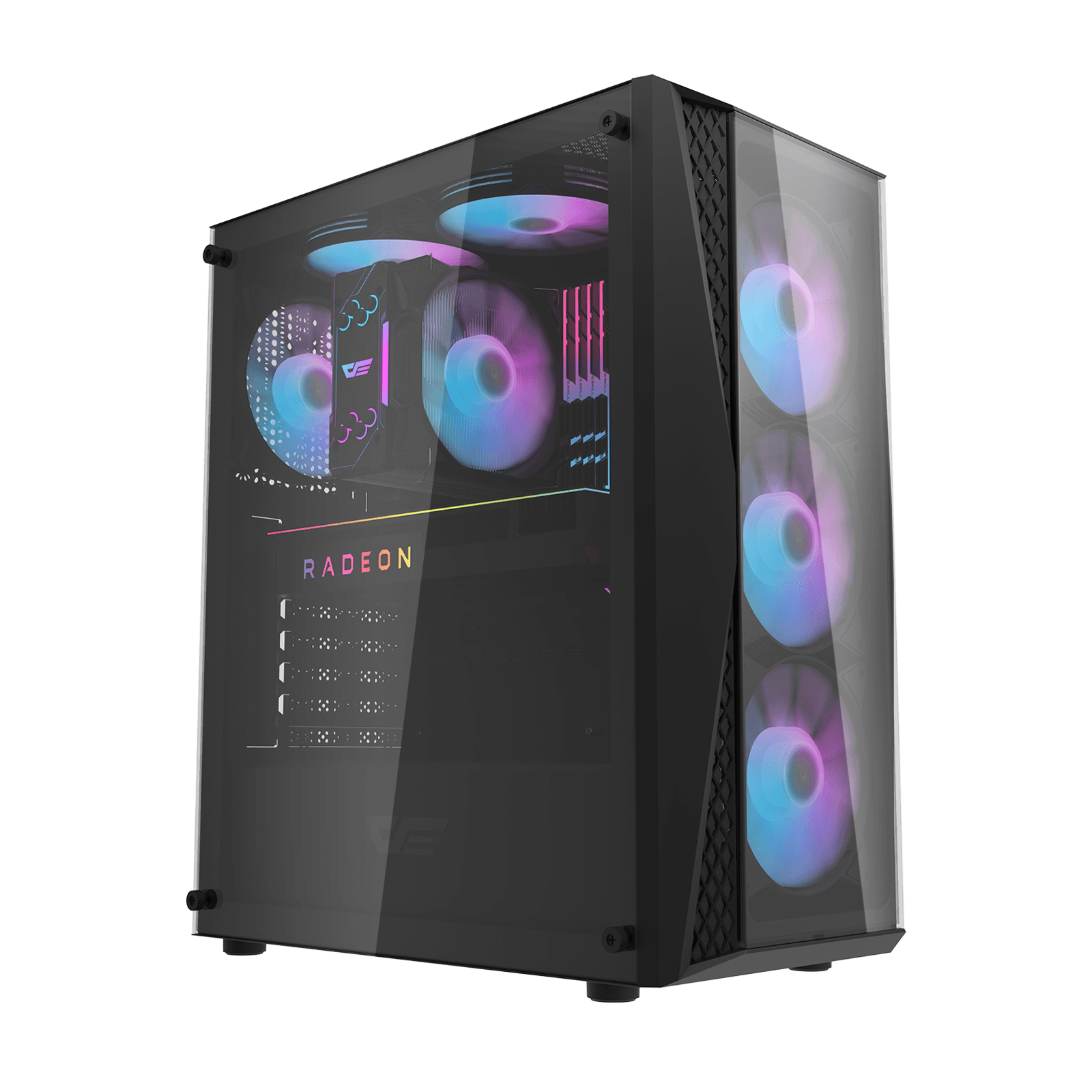 Darkflash DK352 Plus ATX Kompiuterio Korpusas – Juodas
