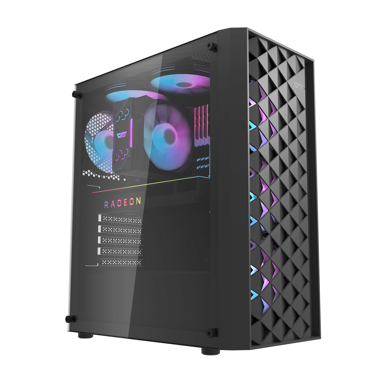 Darkflash DK351 ATX Kompiuterio Korpusas – Juodas