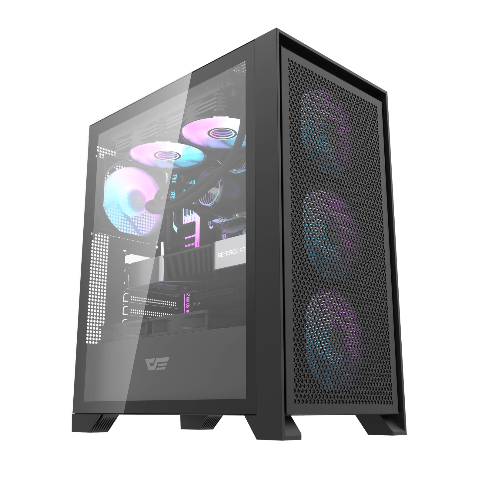 Darkflash DRX70 Mesh ATX Kompiuterio Korpusas – Juodas