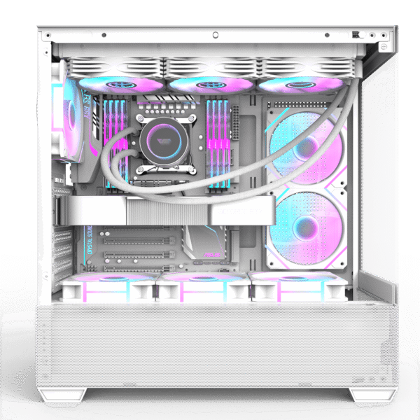 Darkflash DS900 Air ATX Kompiuterio Korpusas – Baltas - Image 5