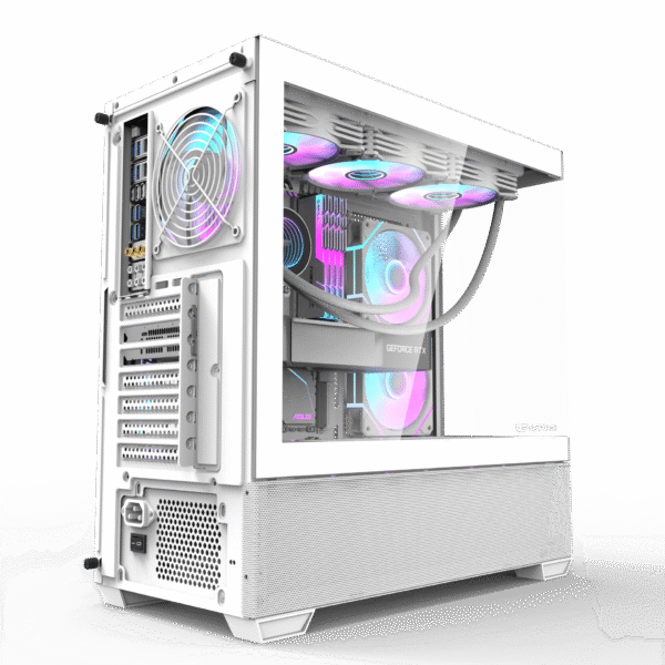 Darkflash DS900 Air ATX Kompiuterio Korpusas – Baltas - Image 6