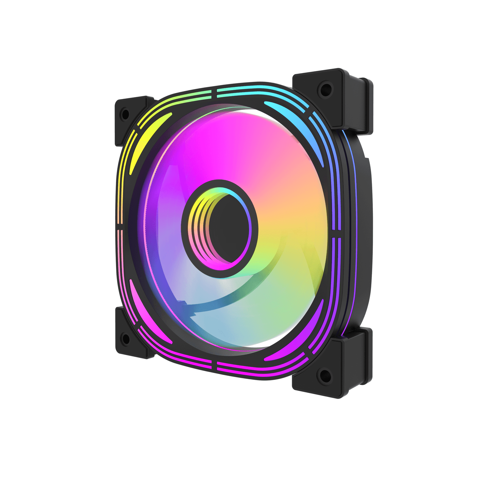 Darkflash INF 24 Pro PWM ARGB Korpuso Ventiliatorius – Juodas