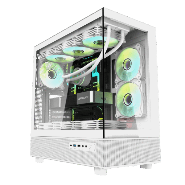 Darkflash DPX90 ATX Kompiuterio Korpusas – Baltas