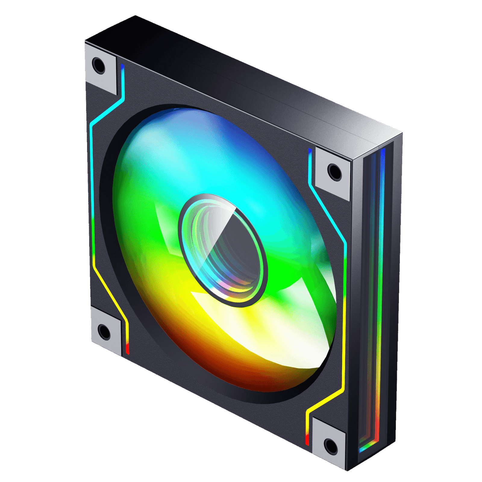Darkflash DM20 ARGB Korpuso Ventiliatorius – Juodas