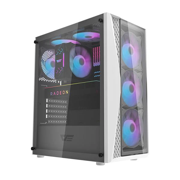 Darkflash DK352 Plus ATX Kompiuterio Korpusas – Baltas