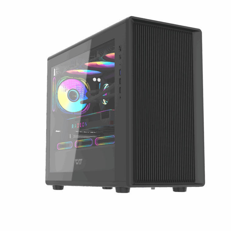 Darkflash DB460M ATX Kompiuterio Korpusas – Juodas